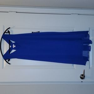 New York & Co. Royal Blue, Elegant, and never worn dress. Great for a wedding...